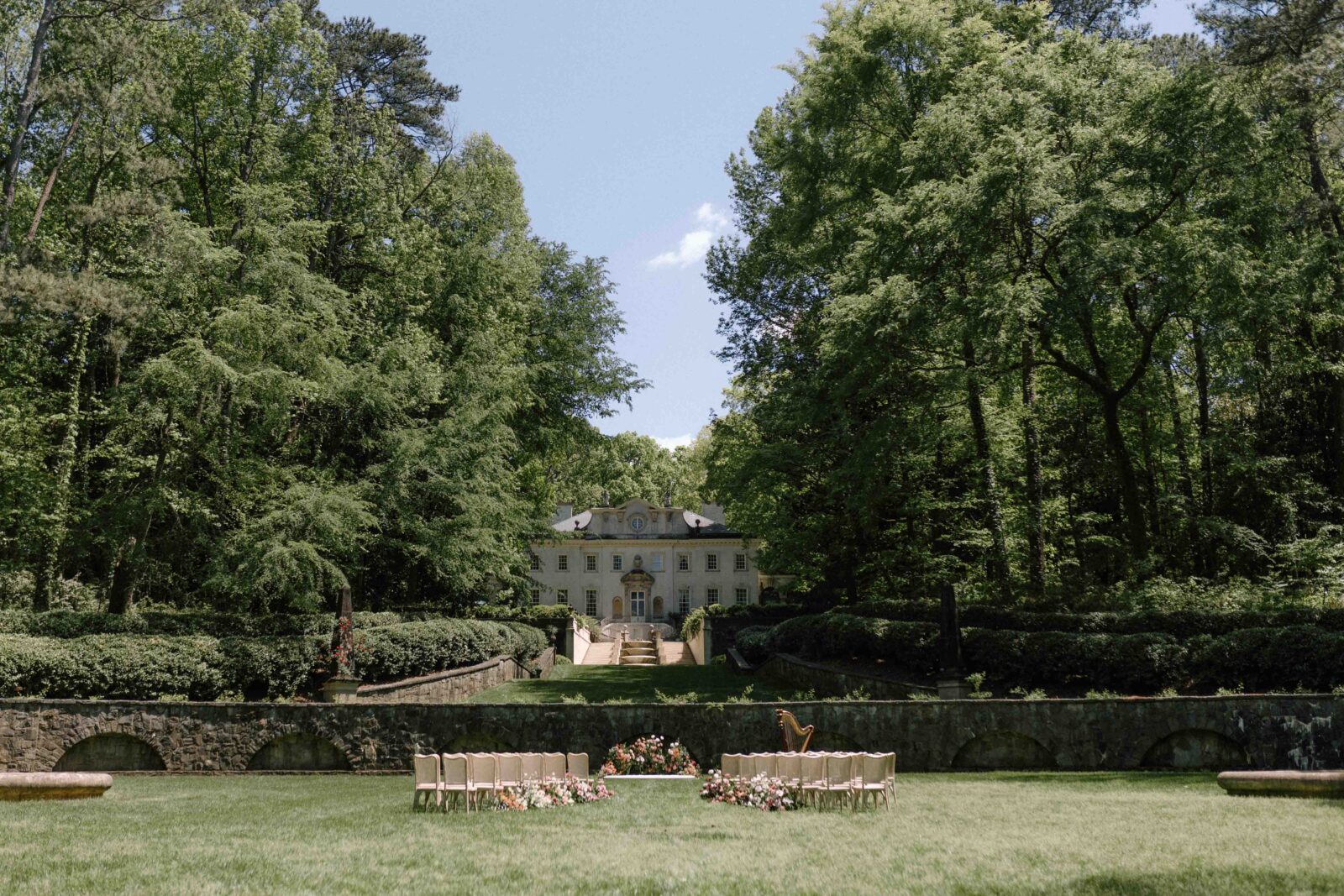 Atlanta History Center Wedding, Swan House, Wrenn Wood Design