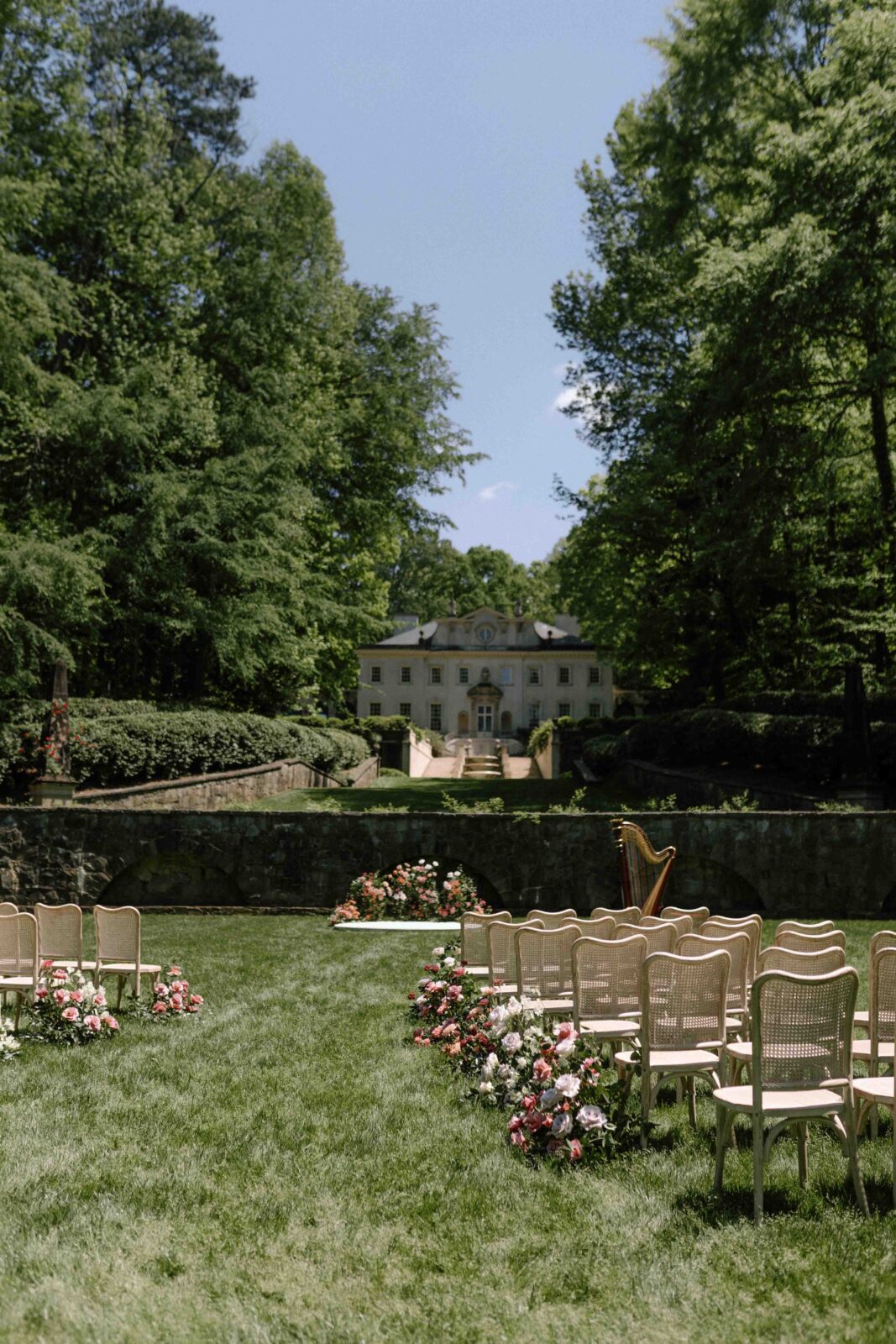 Atlanta History Center Wedding, Swan House, Wrenn Wood Design