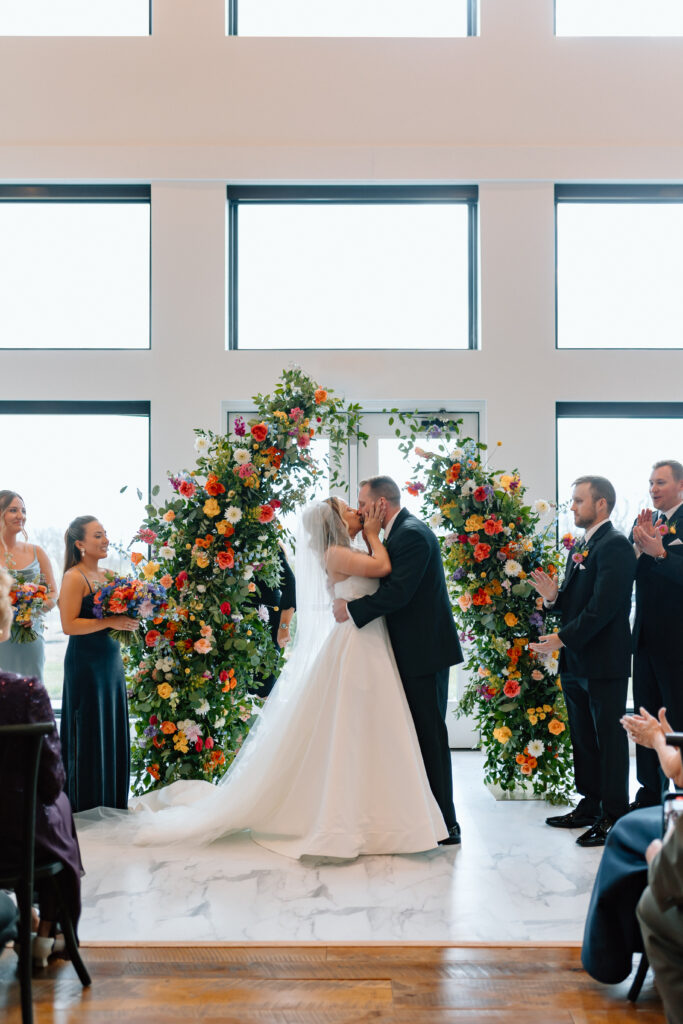 White Willow Meadows Colorful Spring Wedding, Columbus, Ohio. Ceremony Photos