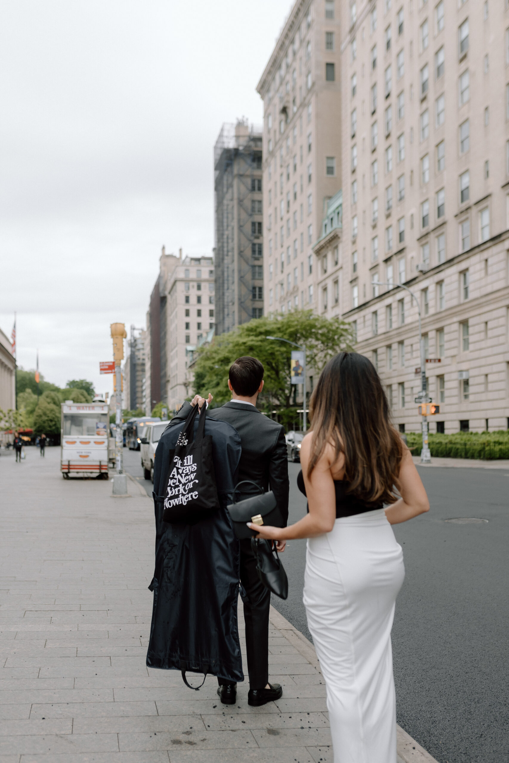 New York Engagement Session on The Met steps in New York City, NY. Central Park Engagement Session. New York Wedding Photographer.