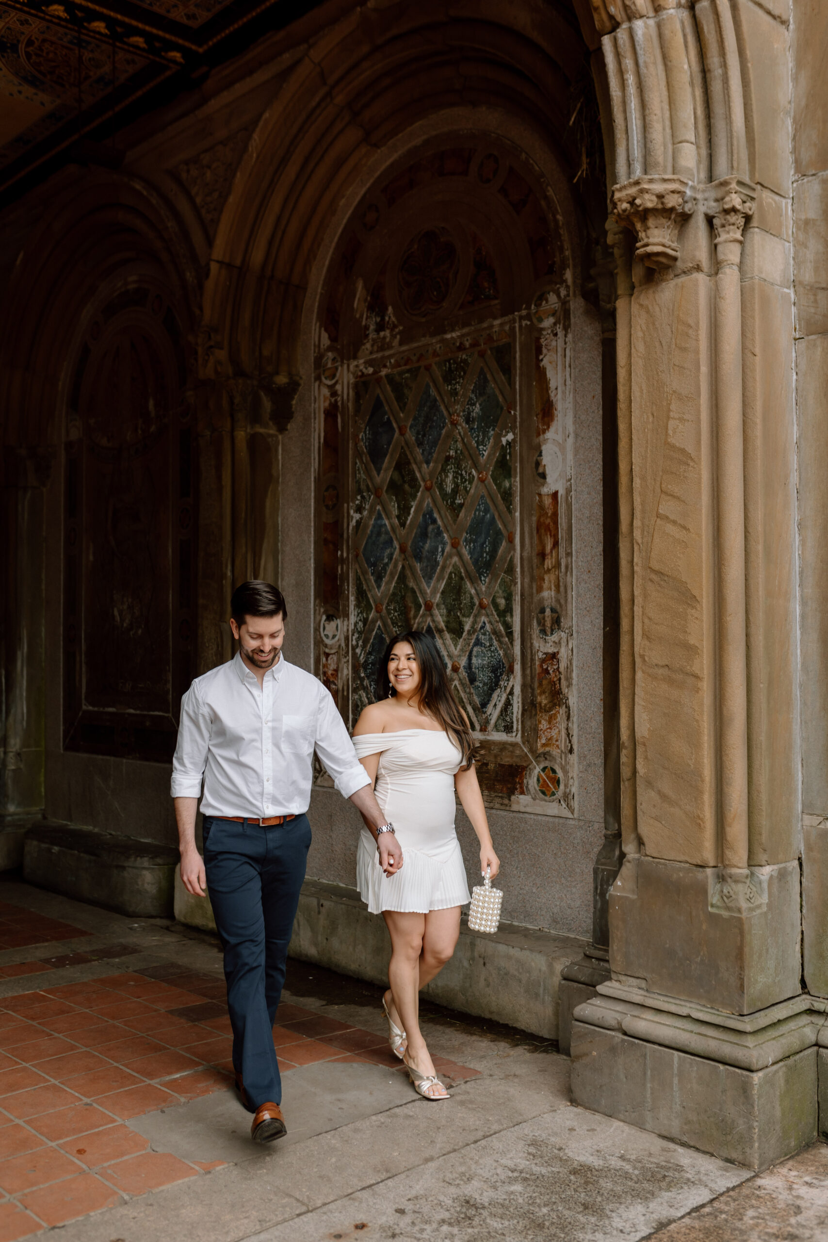 New York Engagement Session in New York City, NY. Central Park Engagement Session. New York Wedding Photographer.