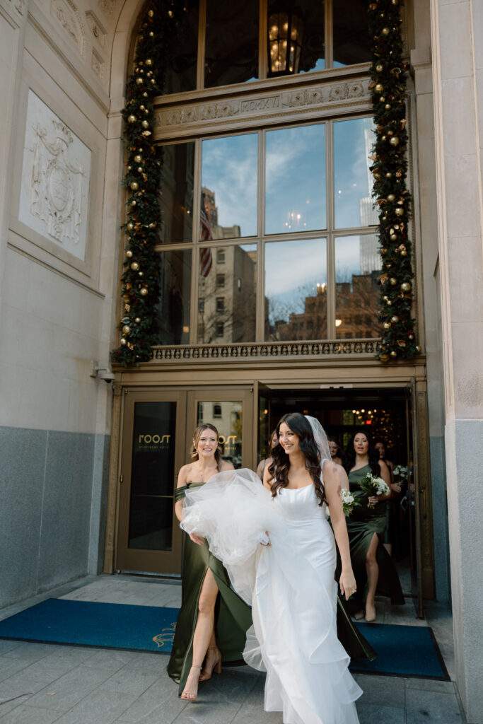 Bride and Groom at the Book Tower Wedding Venue, Detroit Wedding Photography