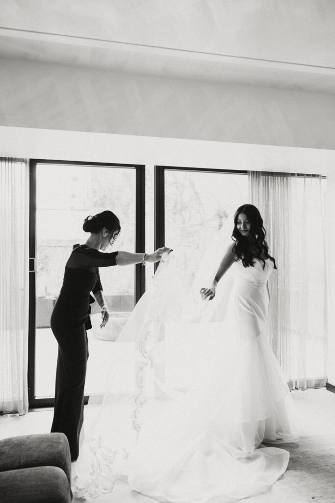 Bride and Groom in downtown Detroit, MI at Book Tower with Anthology Events, Detroit Wedding Photography