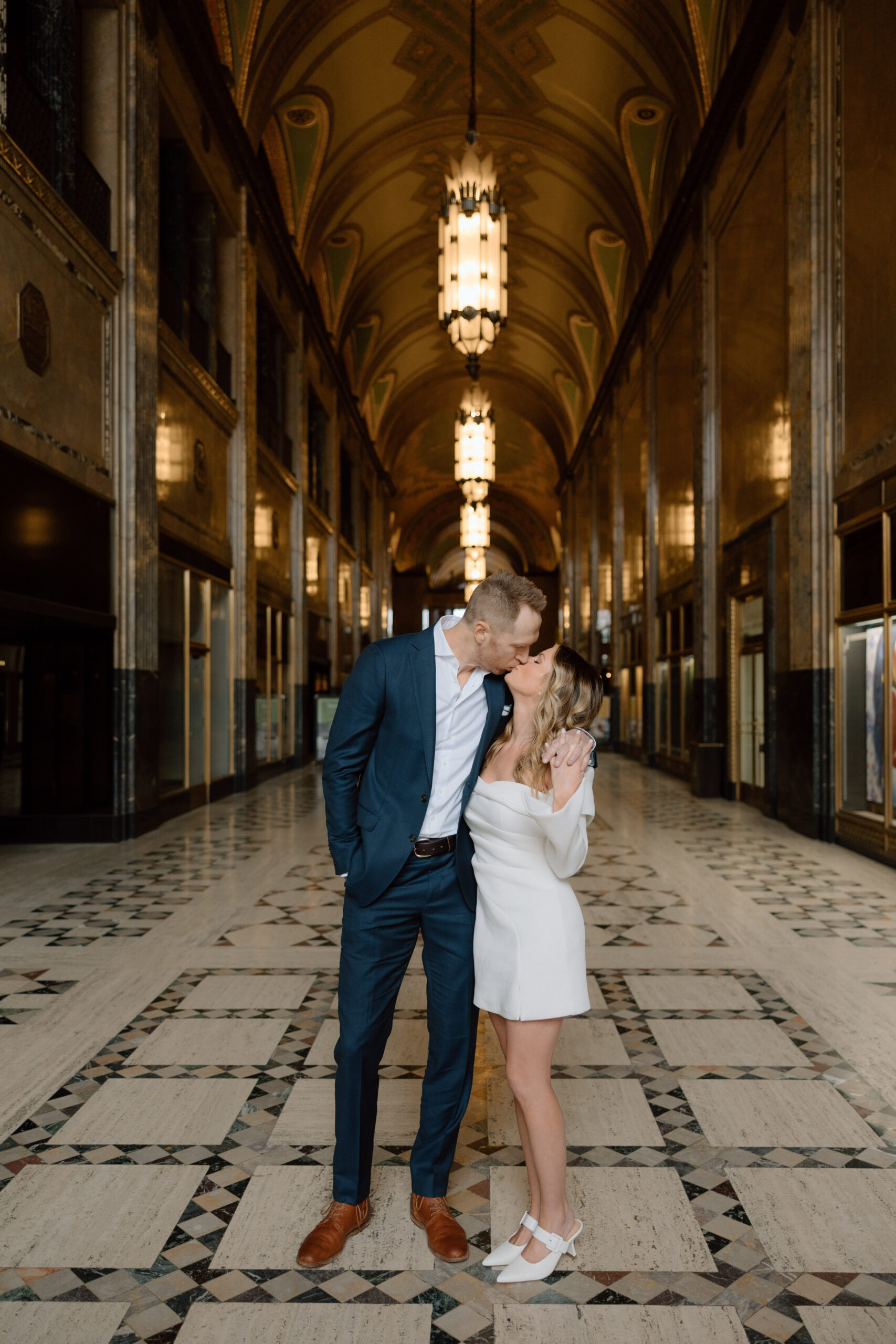 Detroit Engagement Session in downtown Detroit, MI