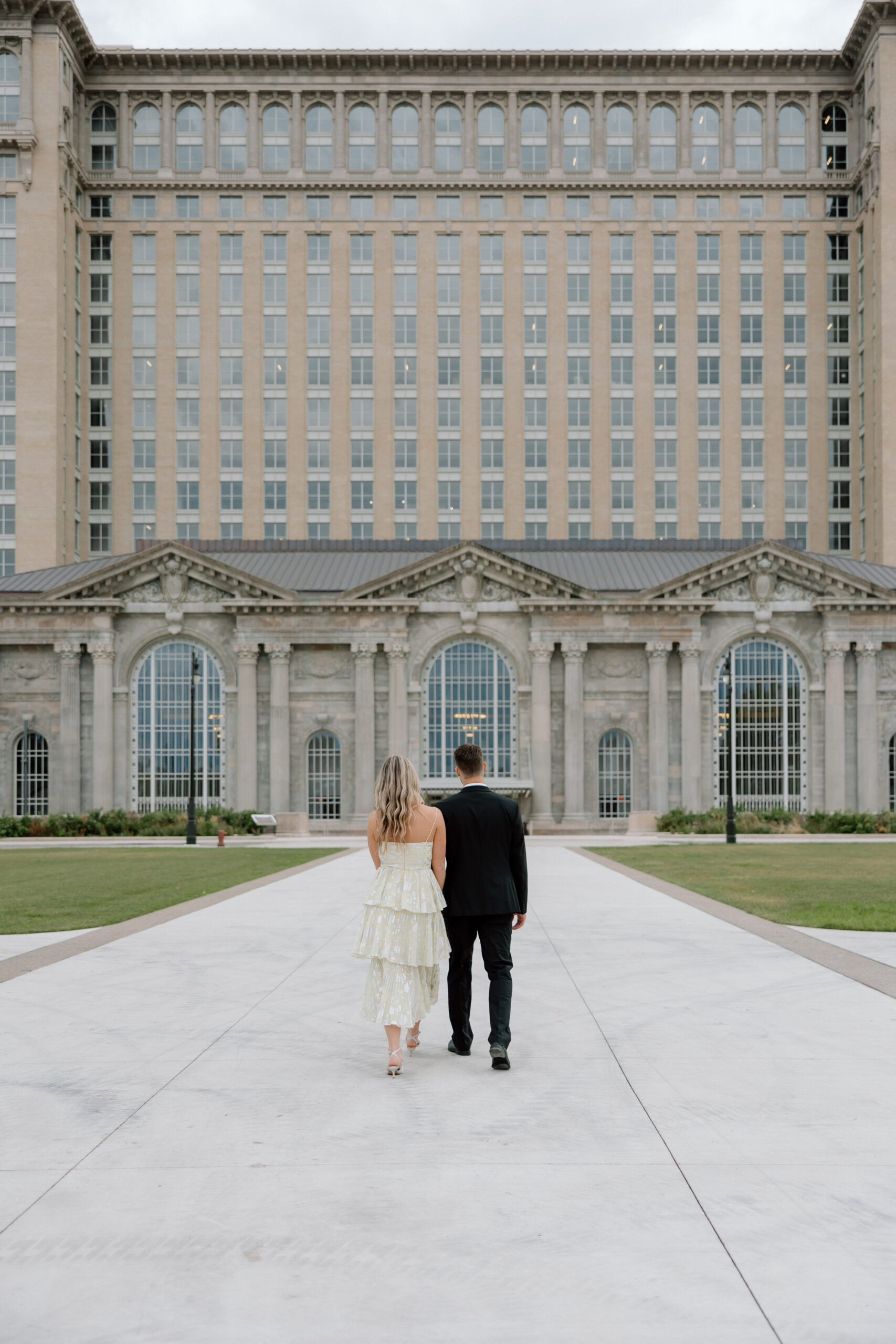 Michigan Central Station Engagement Session Detroit, MI